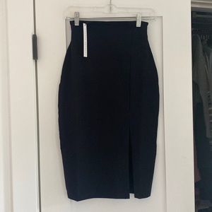 susana Monaco high waisted skirt with slit